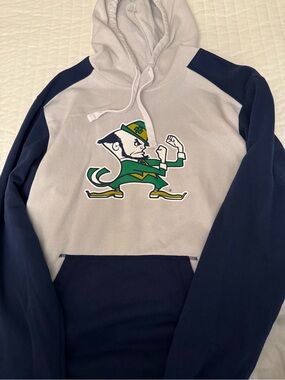 Fanatics Notre Dame Men’s L  Hoodie Fighting Irish Football Hooded Sweatshirt